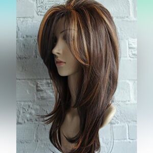 Brown and carmel Women's Wig